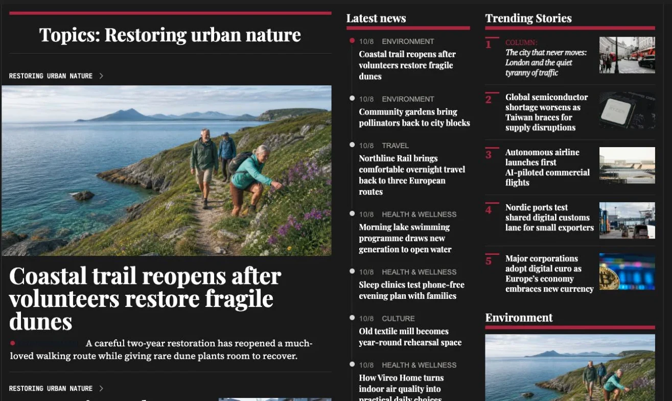 Topic archive on Aeon News Demo gathering stories under one shared article topic.